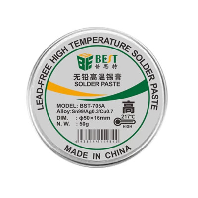 High temperature BGA solder paste BST-705A